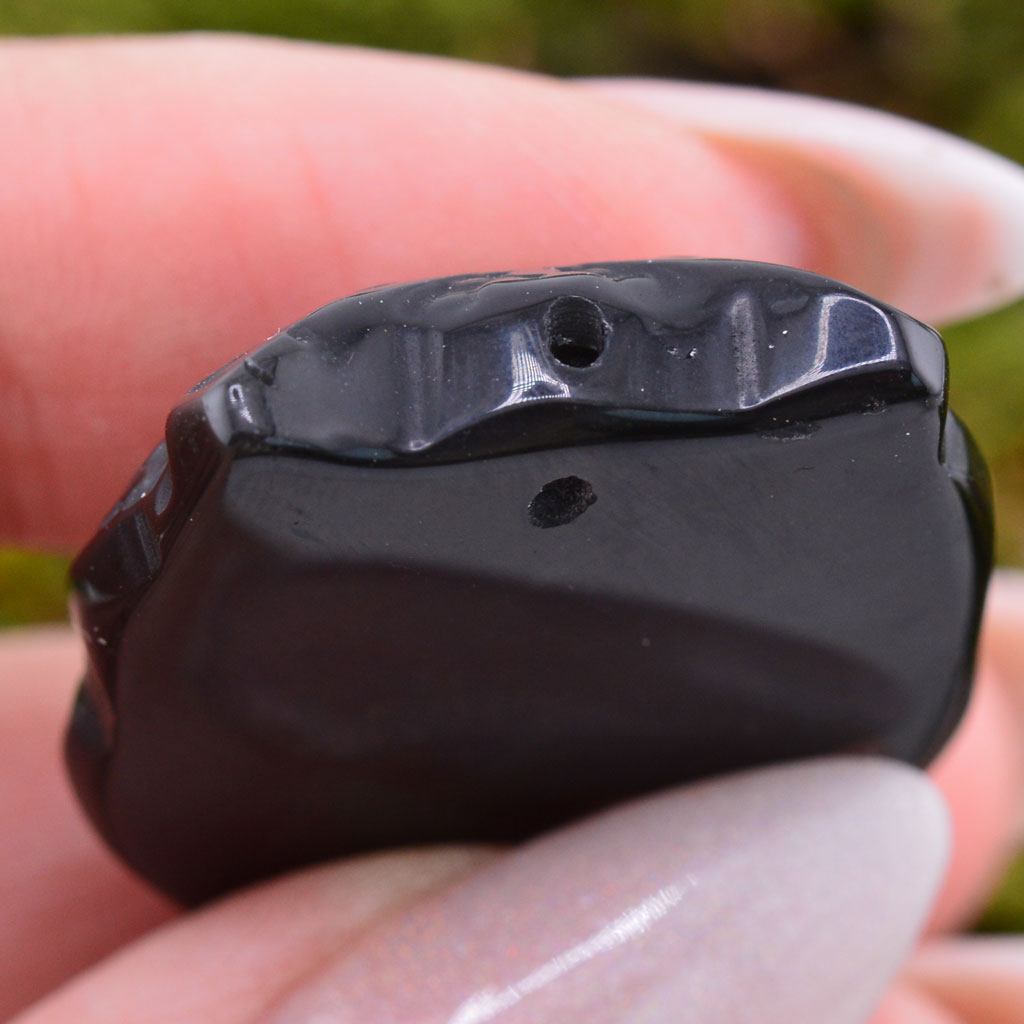 Obsidian Eule Anhänger
