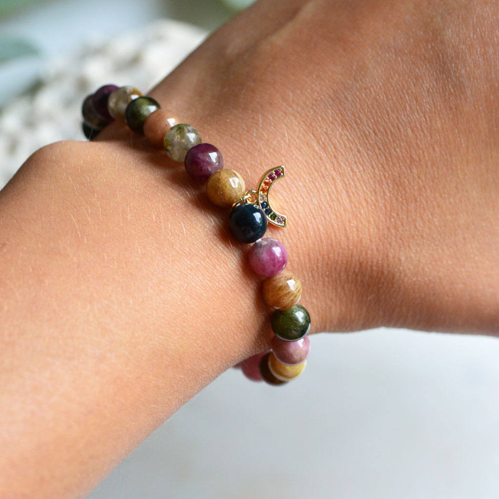 Buntes Leben Turmalin Armband