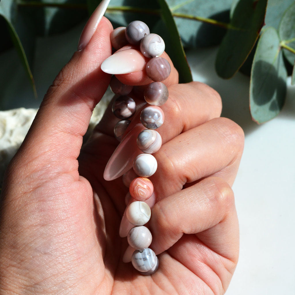Rosa Achat Armband (mein Tipp!)