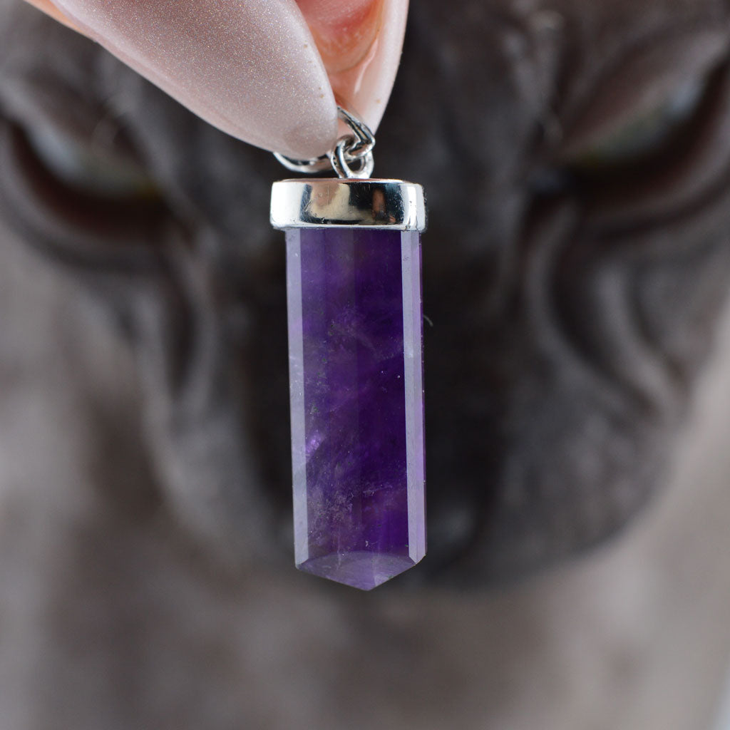 Amethyst Anhänger dunkel
