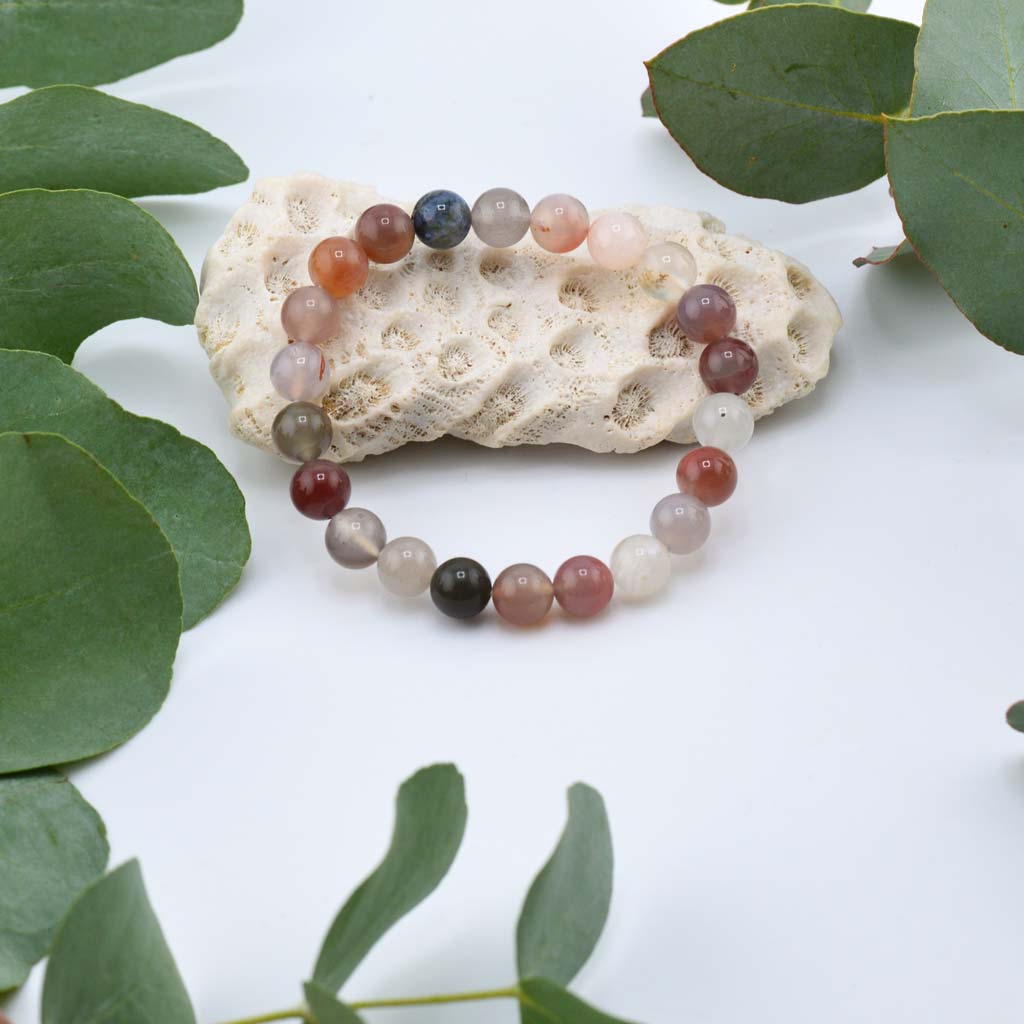 Afrikanischer Phantom Achat Armband