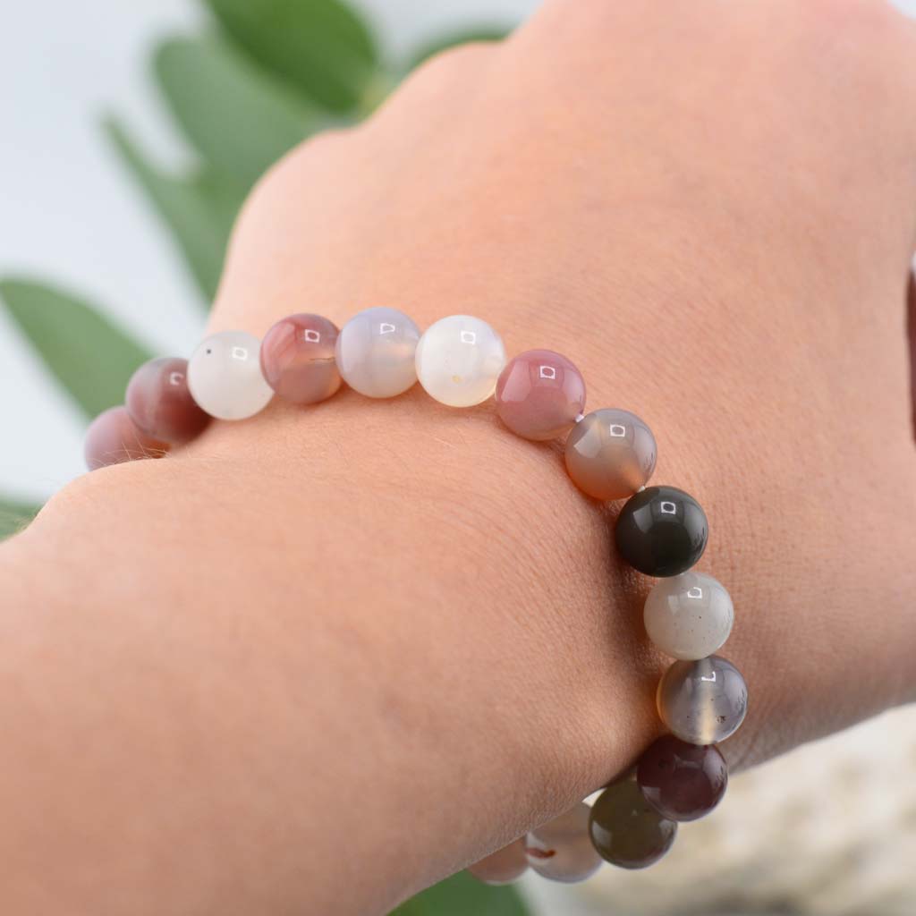 Afrikanischer Phantom Achat Armband