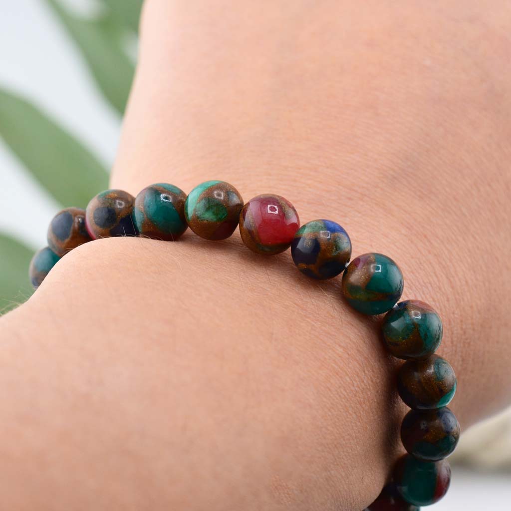 Mosaik impression Jaspis Armband