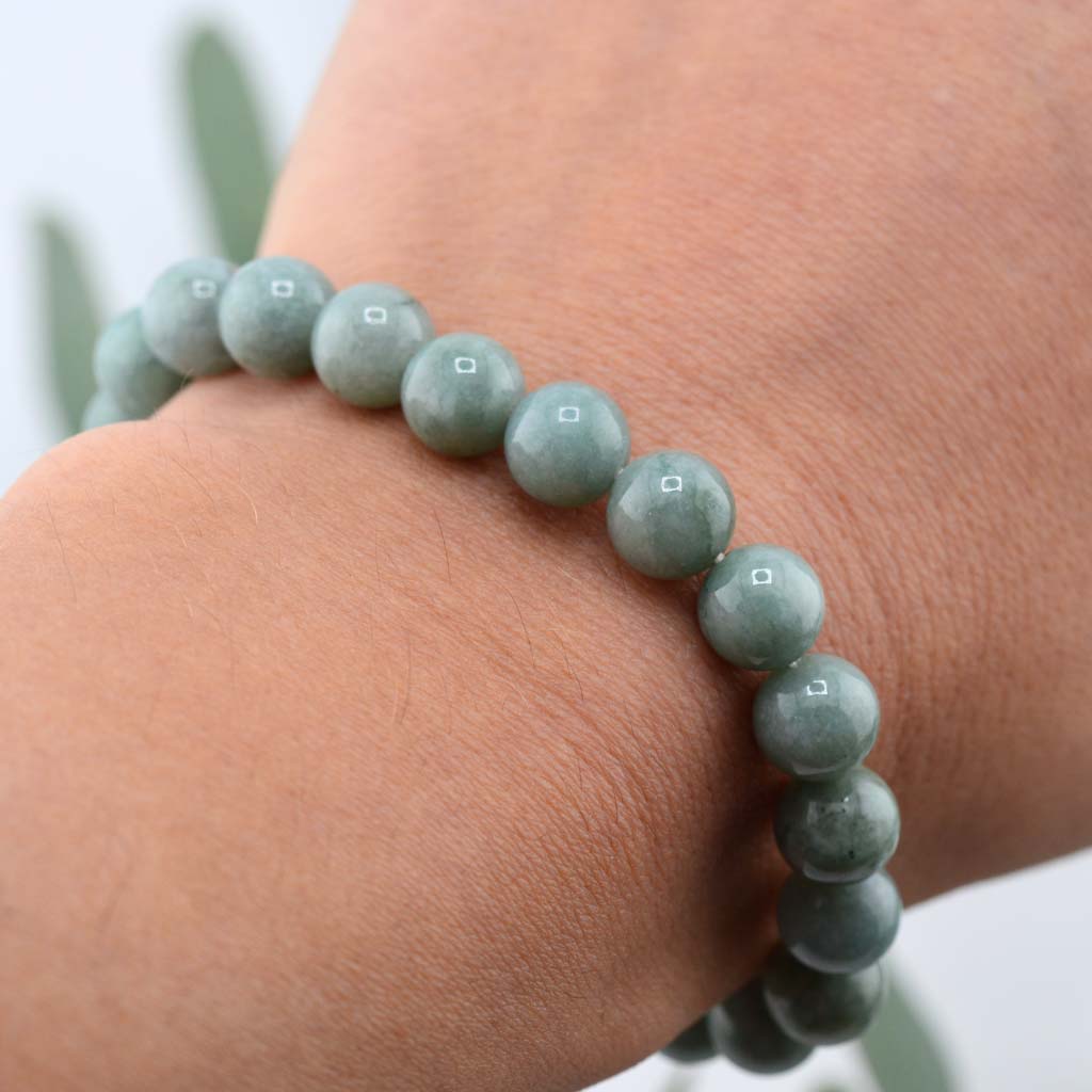 Glücksstein Burma Jade Armband premium