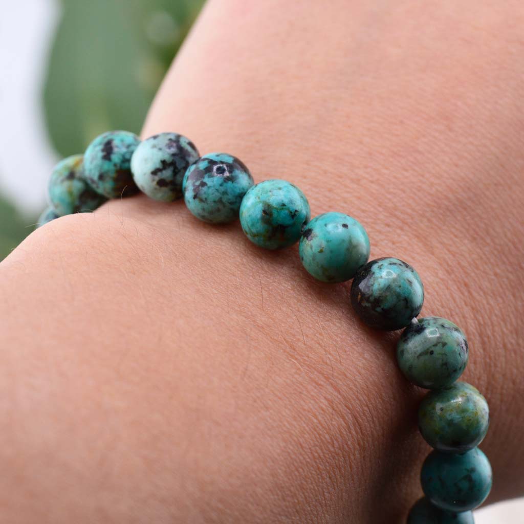 Blauer Afrikanischer Türkis Armband