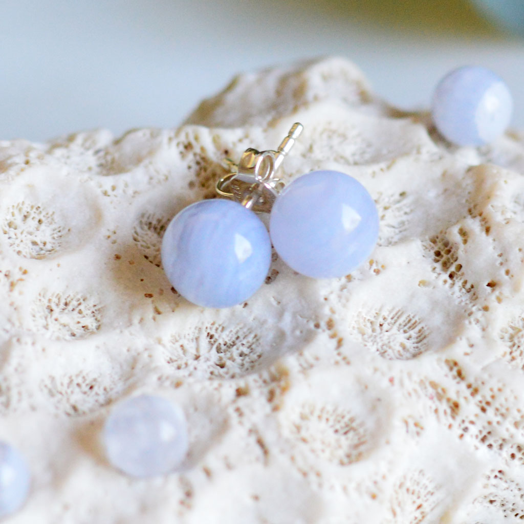 Chalcedon Ohrstecker