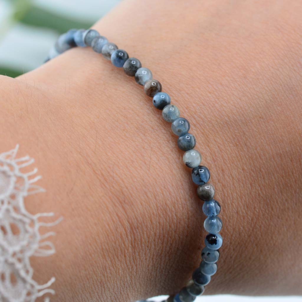 Aquamarin Armband rtw 4mm