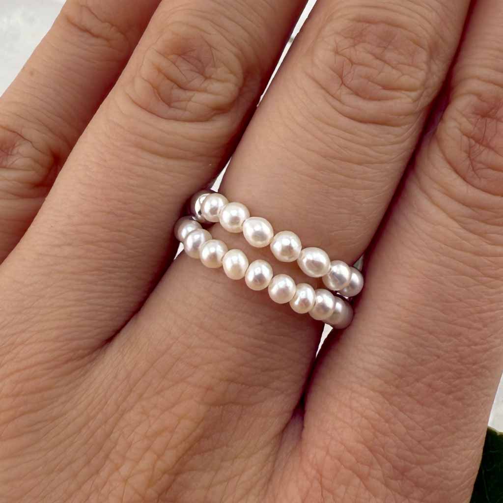 Süßwasserperle Ring