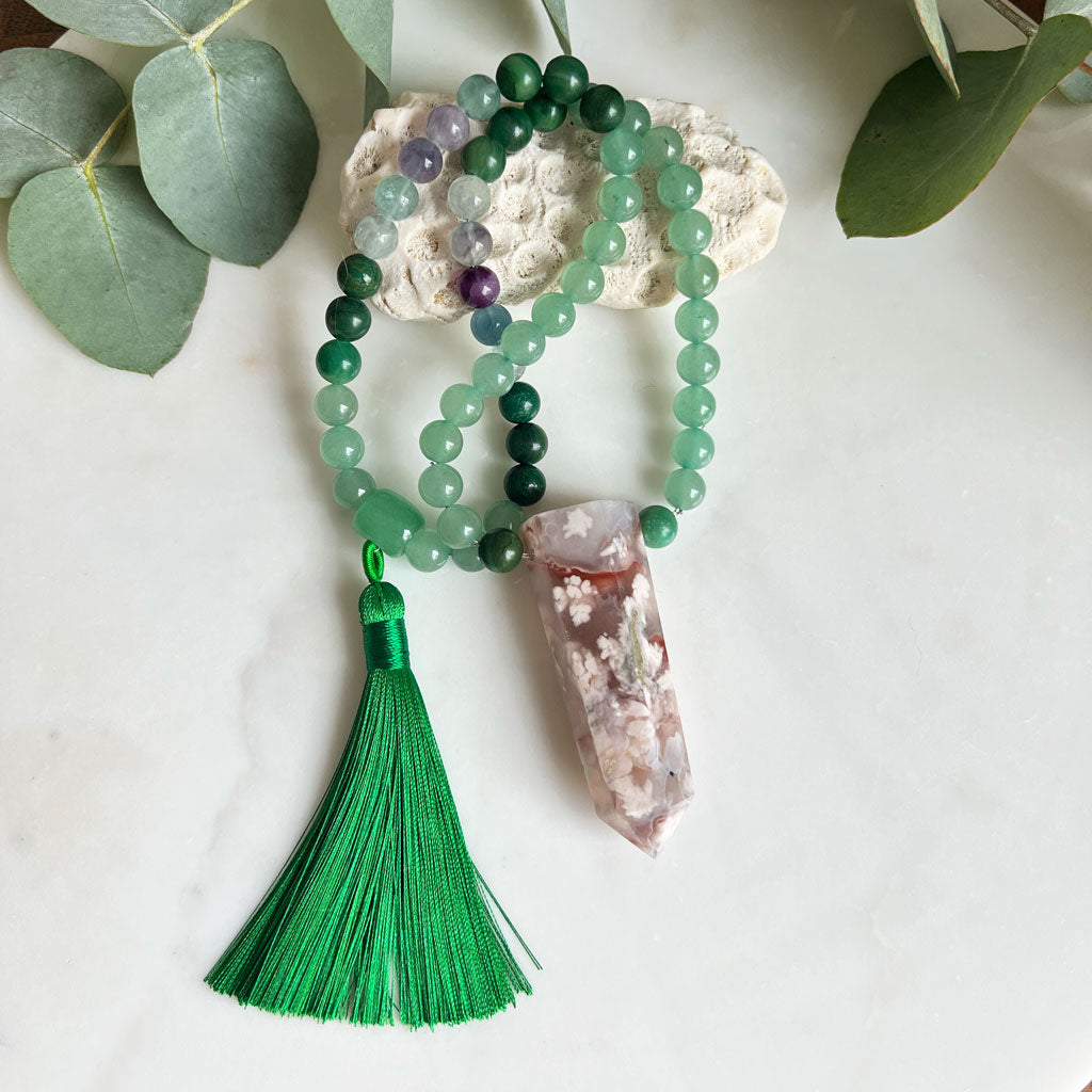 Geld und Glücksbringer Mala