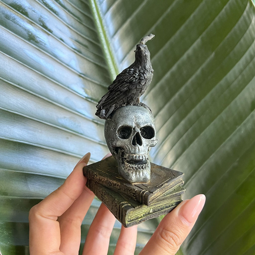 Rabe der Hellsicht Kerze