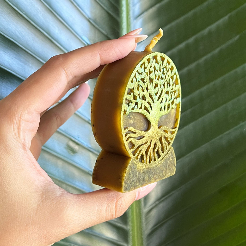 Baum der Ahnen-Familienschutz und Karma Kerze