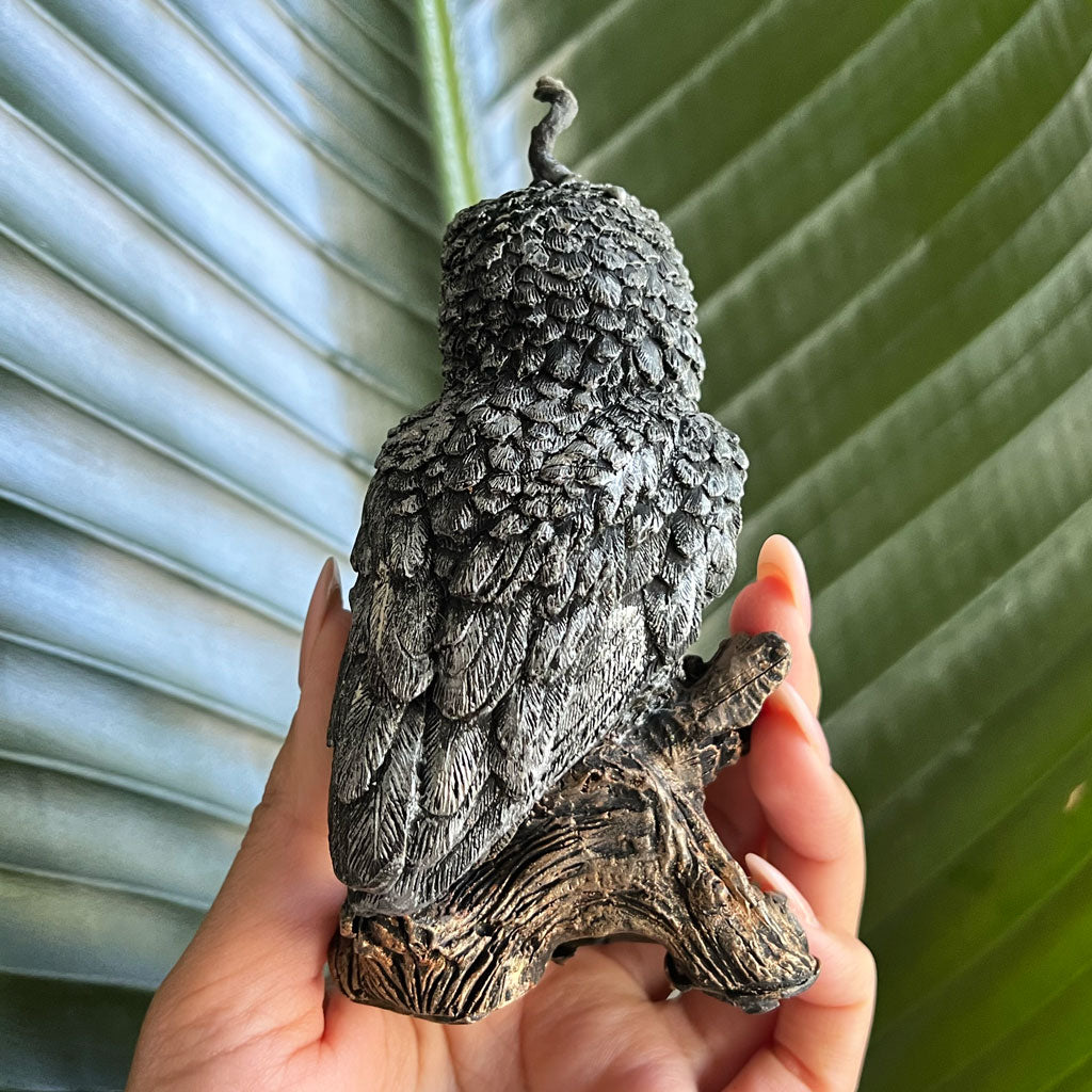 Eule der Weisheit/ past life Kerze