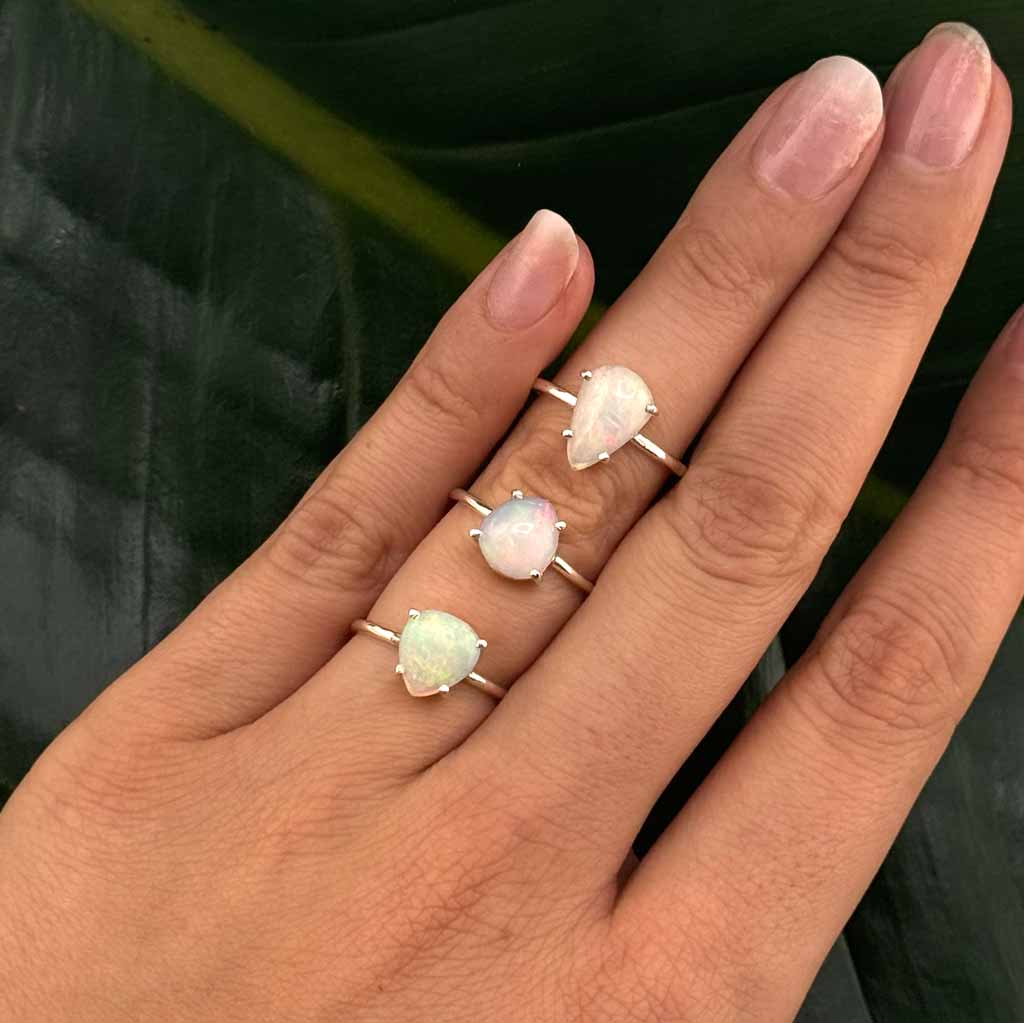 Edelopal Ringe