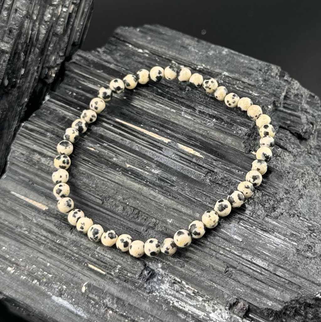 Dalmatiner Jaspis Armband rtw