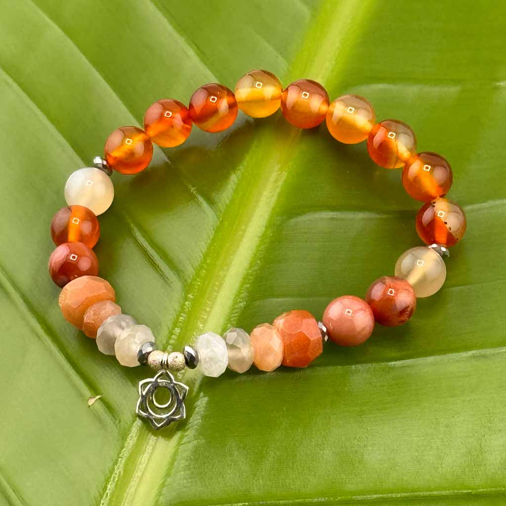 Svadisthana- Das Sakralchakra Armband carneol