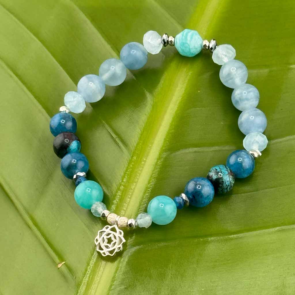 Vishuddha- Halschakra Armband