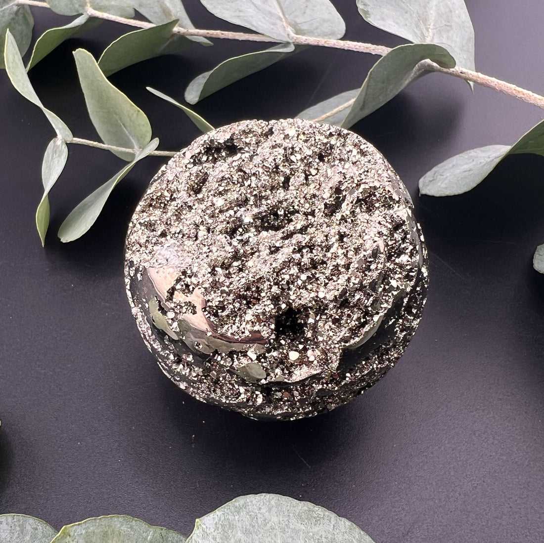 Pyrit Sphäre Kugel (Highlight)