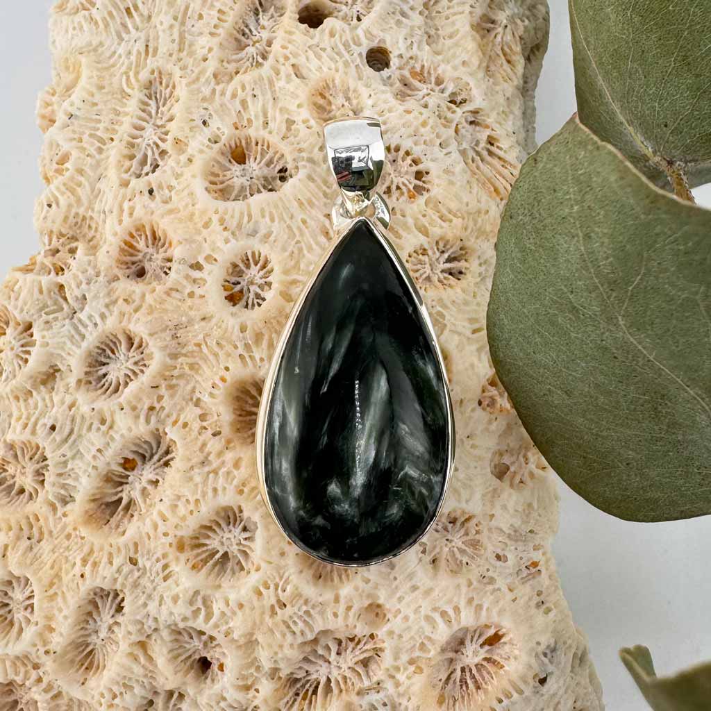 Seraphinit Silber Anhänger