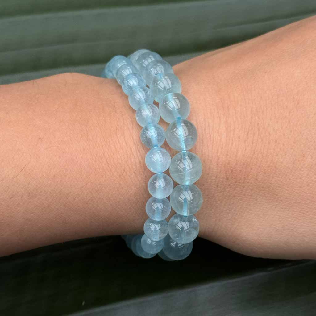 AAA+ Aquamarin Armband