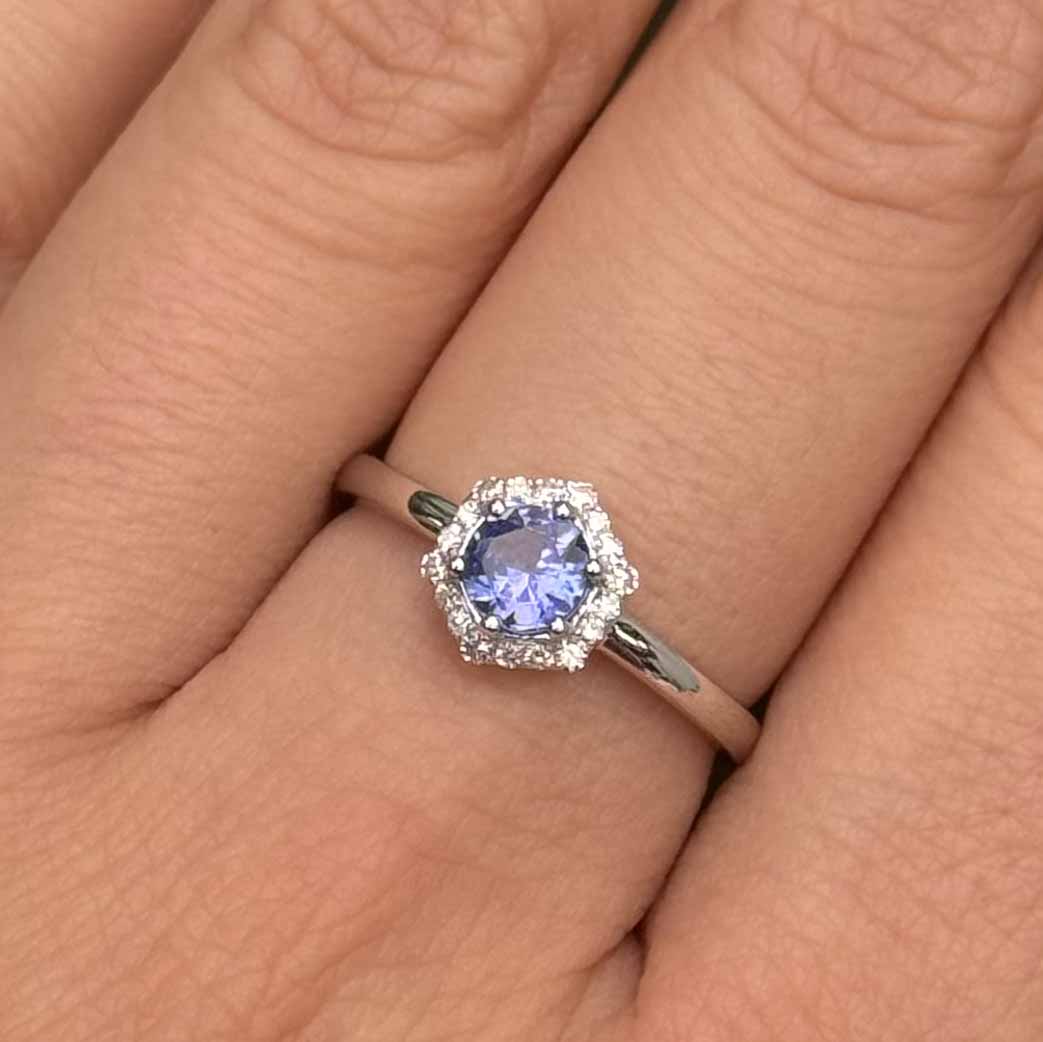 Tansanit Diamant Ring 585 Gold