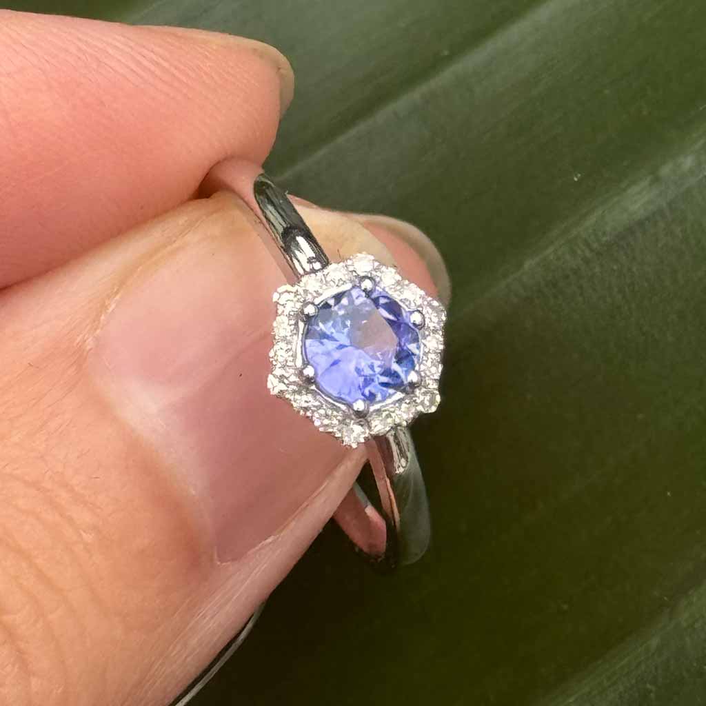 Tansanit Diamant Ring 585 Gold