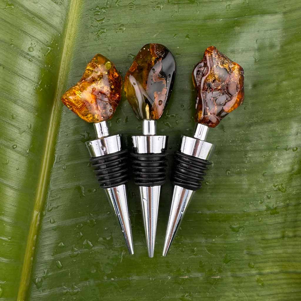 Bernstein Flaschenverschluss