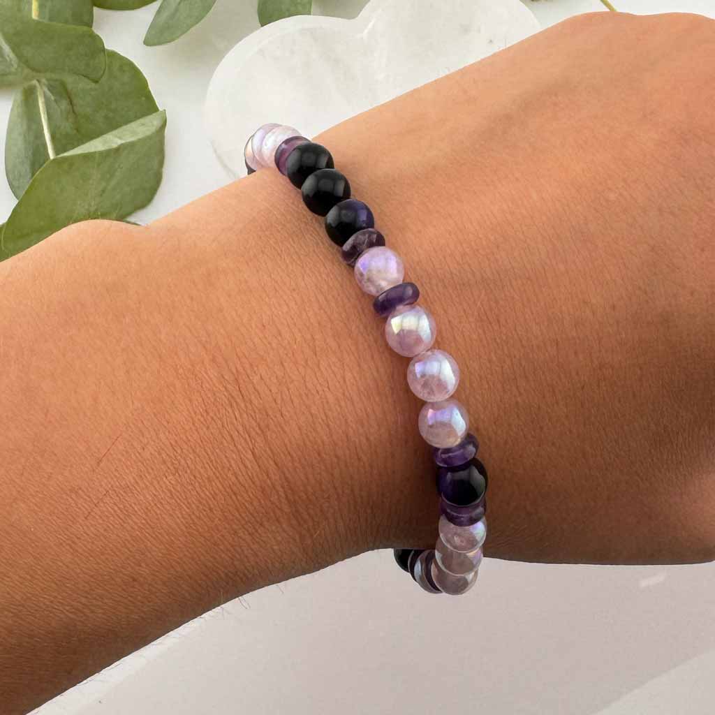 Violet projection Armband