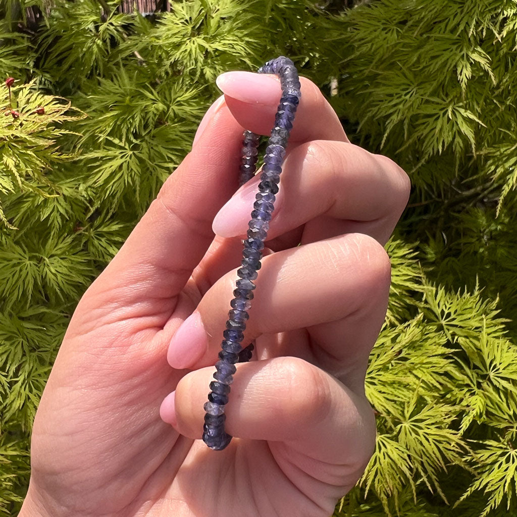 Iolith facettiert Armband