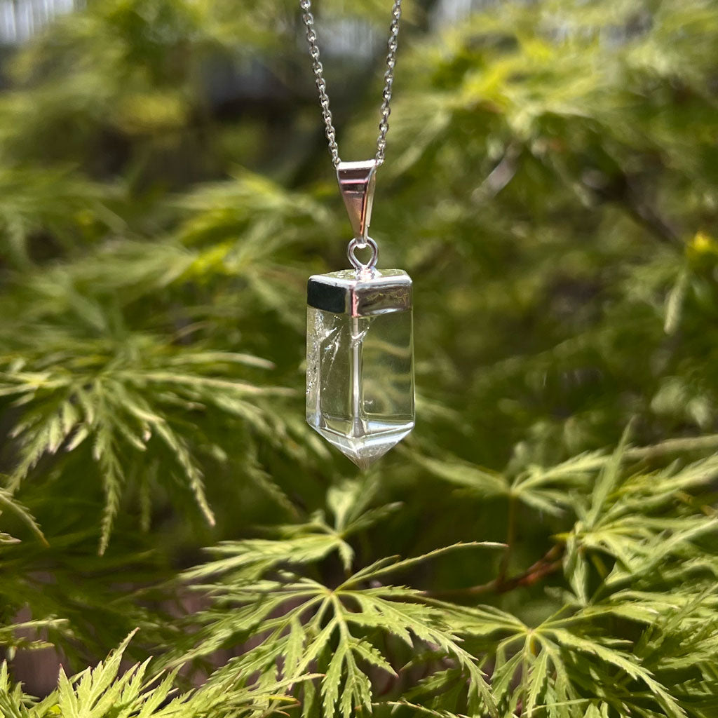 Bergkristall Spitze Anhänger