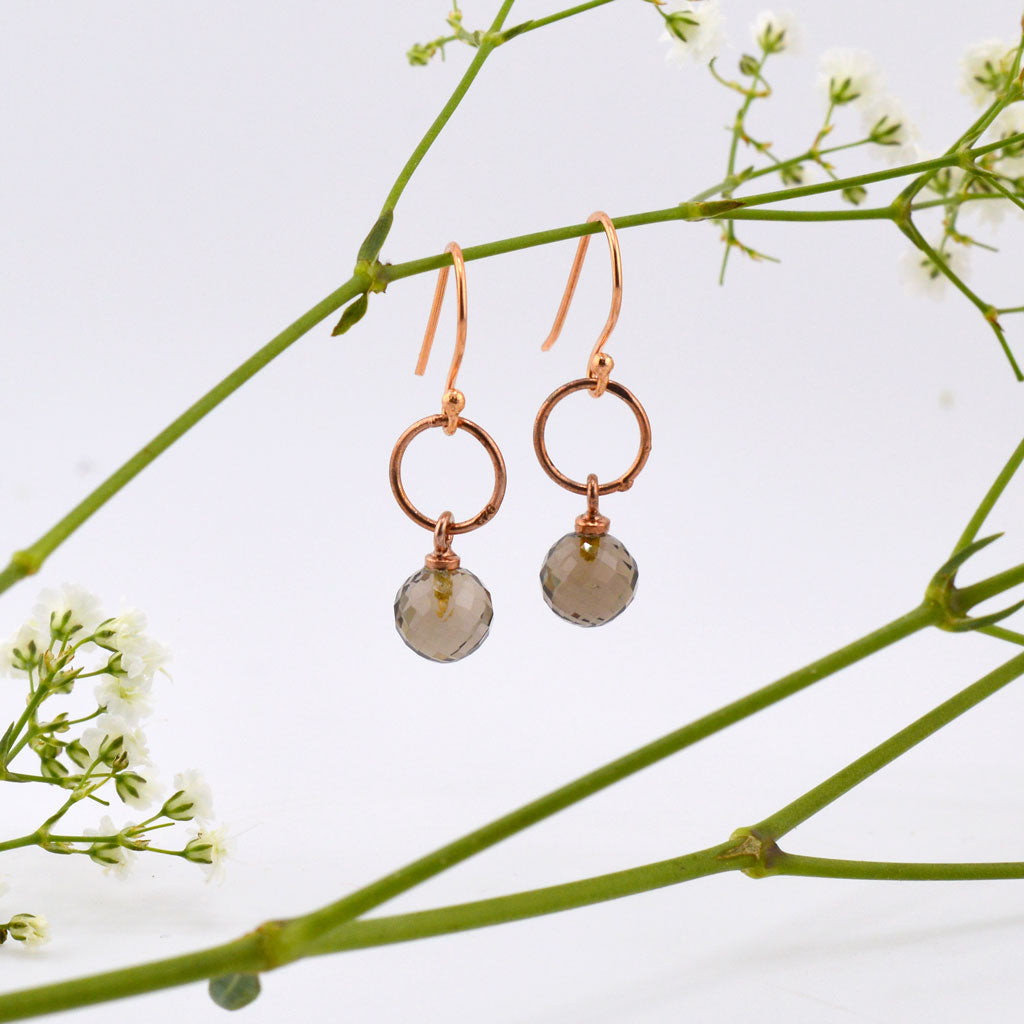 Rauchquarz Ohrhänger