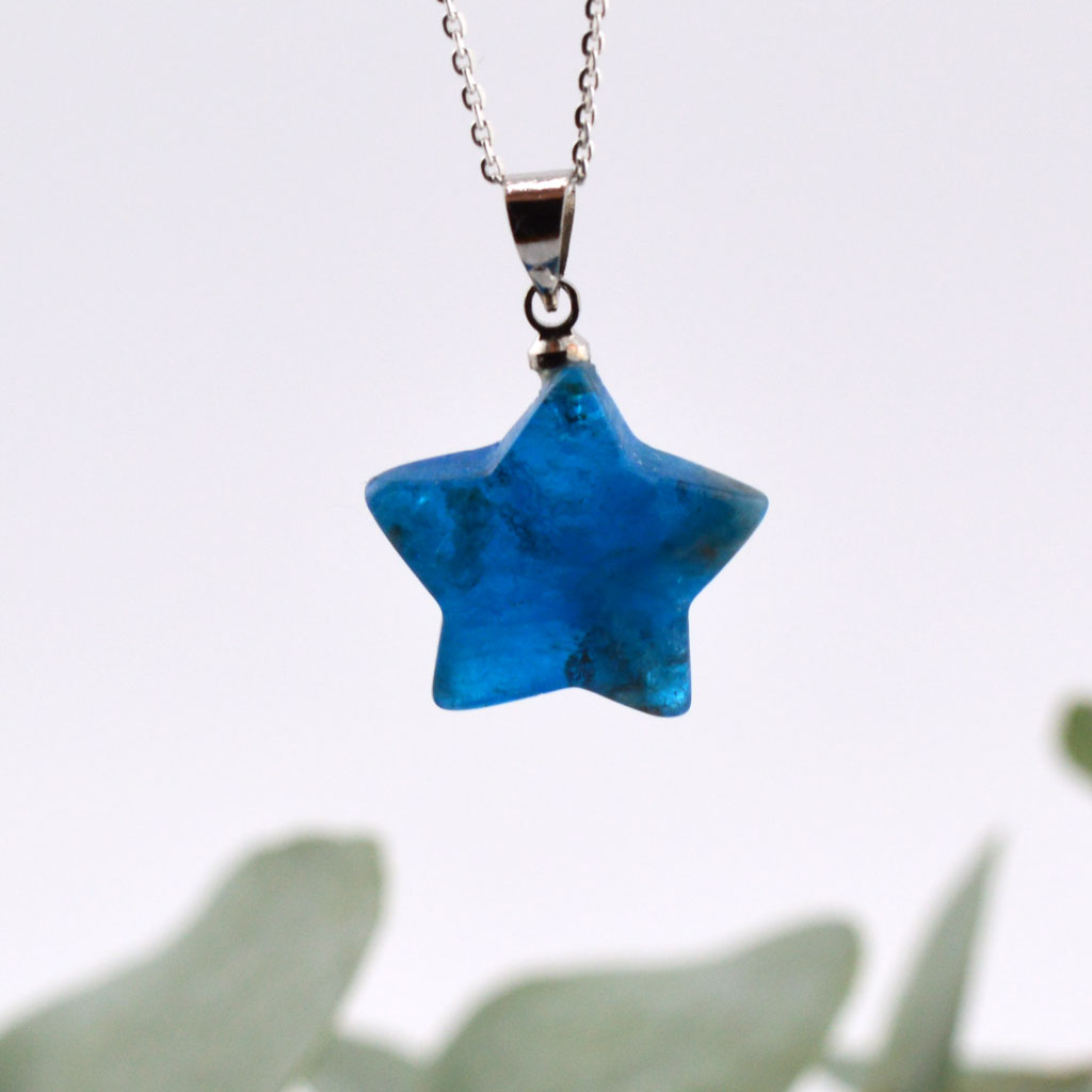 Apatit Stern Anhänger