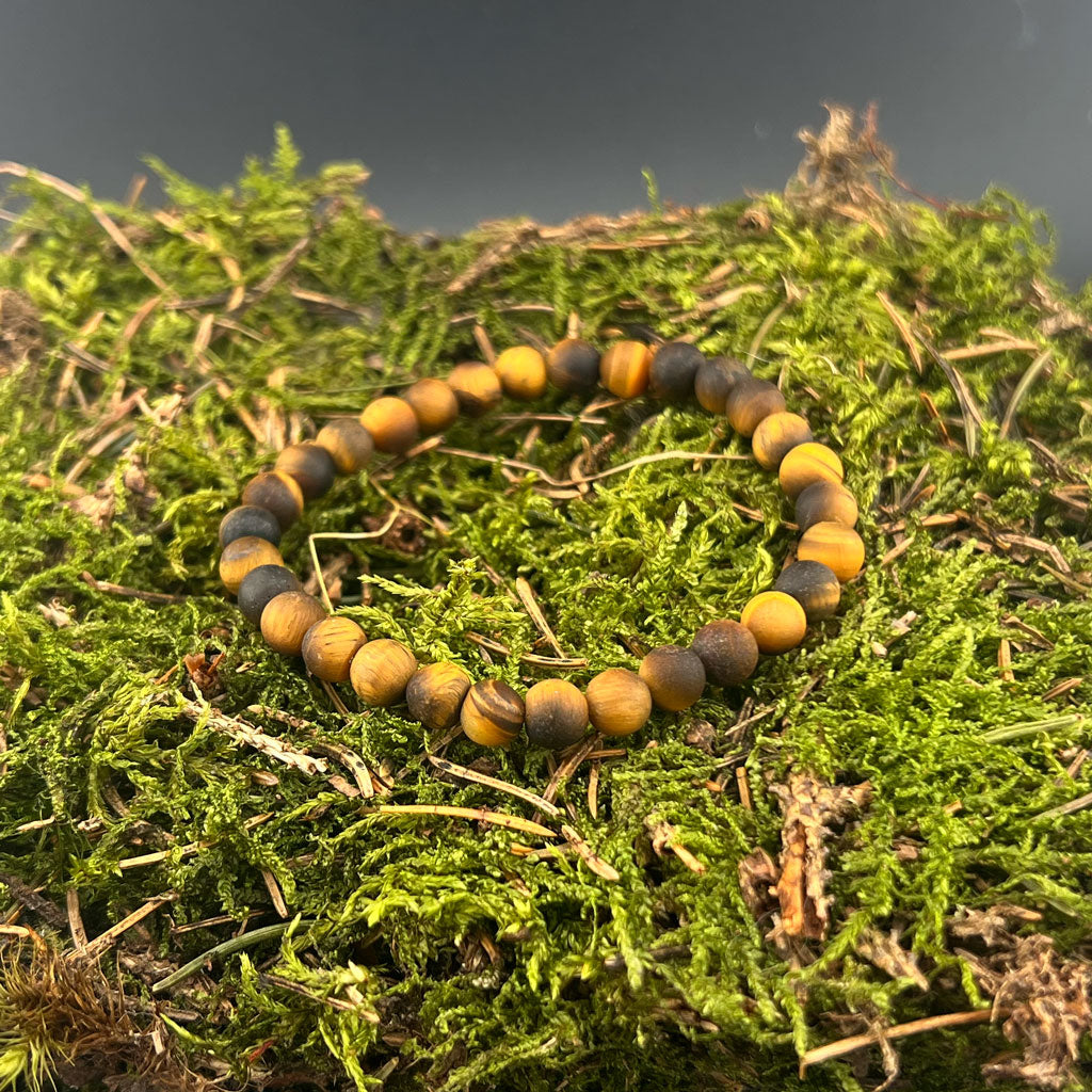 Tigerauge Armband matt