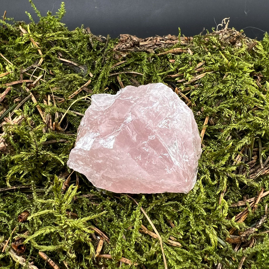 Rosenquarz Stein natur