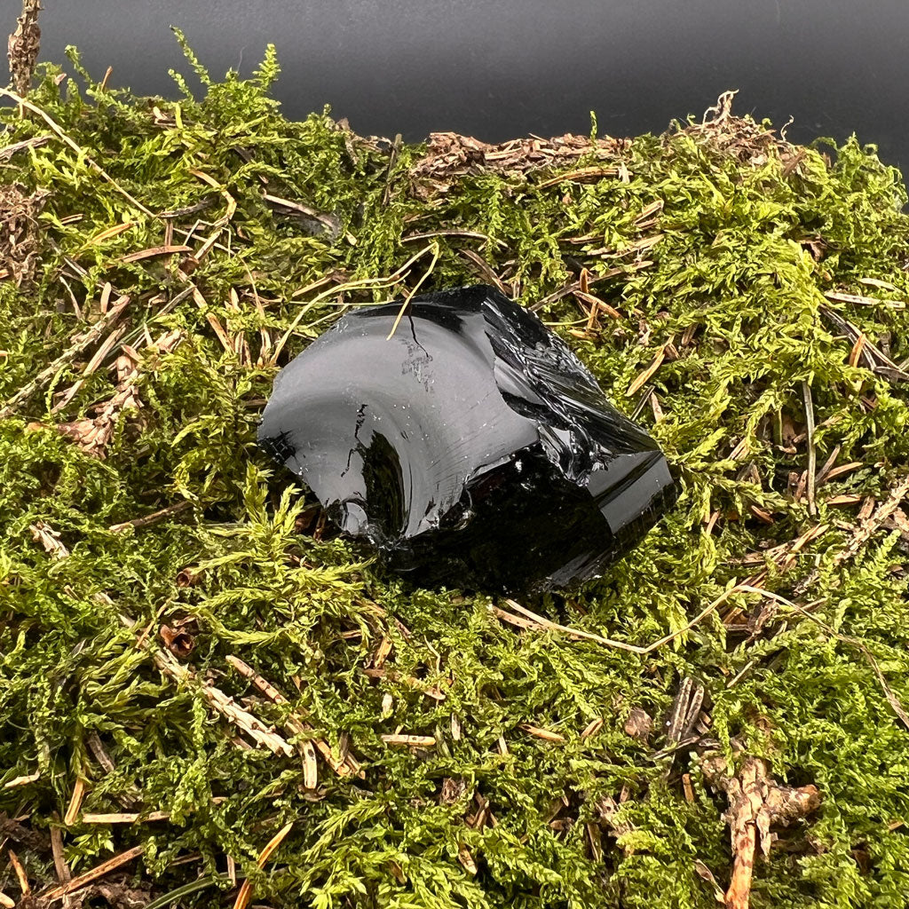 Obsidian Stein natur