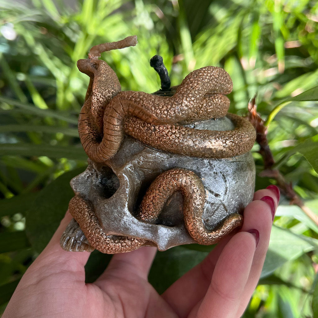 Anti Mobbing Scull Kerze