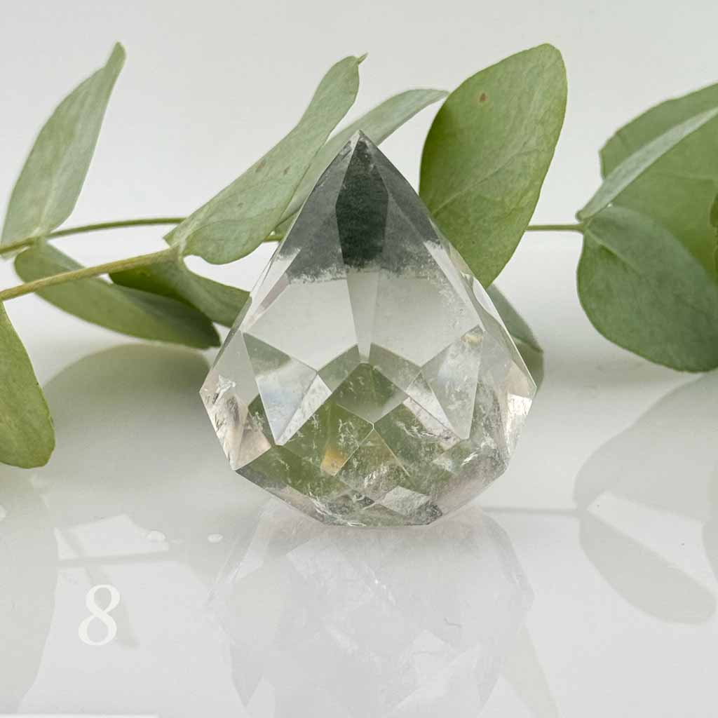 Bergkristall Ei Energie Raumreinigung