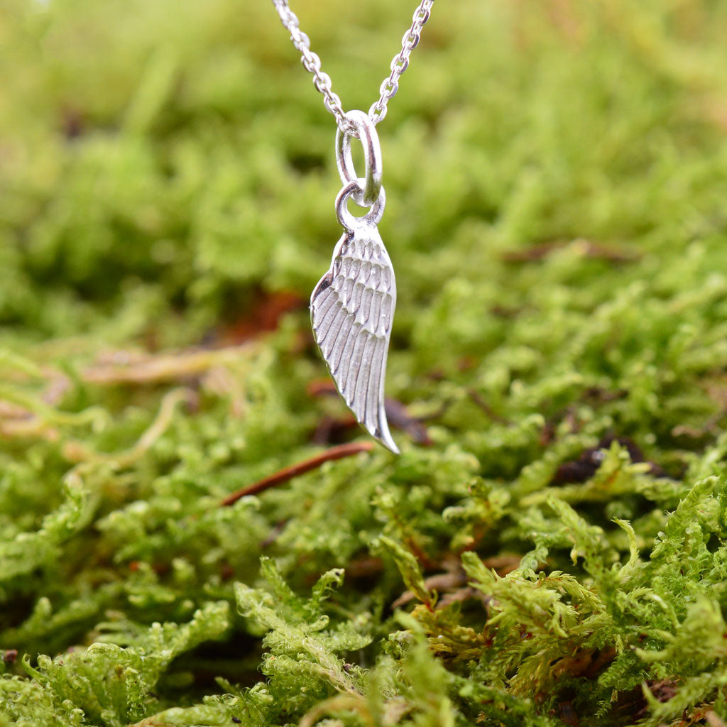 Flügel Silber Anhänger