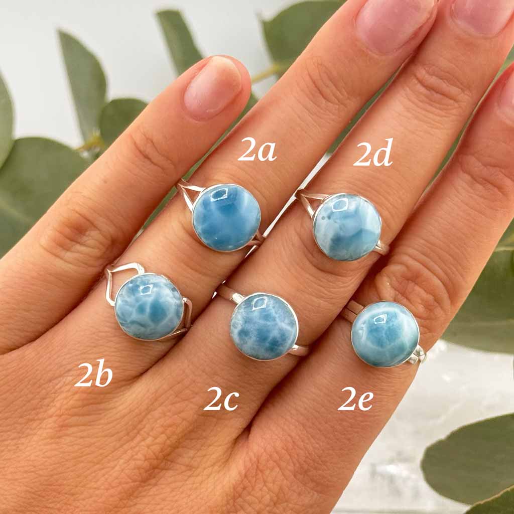 Larimar Ringe beste Qualität