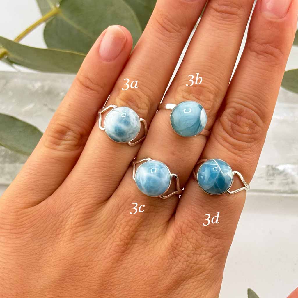 Larimar Ringe beste Qualität