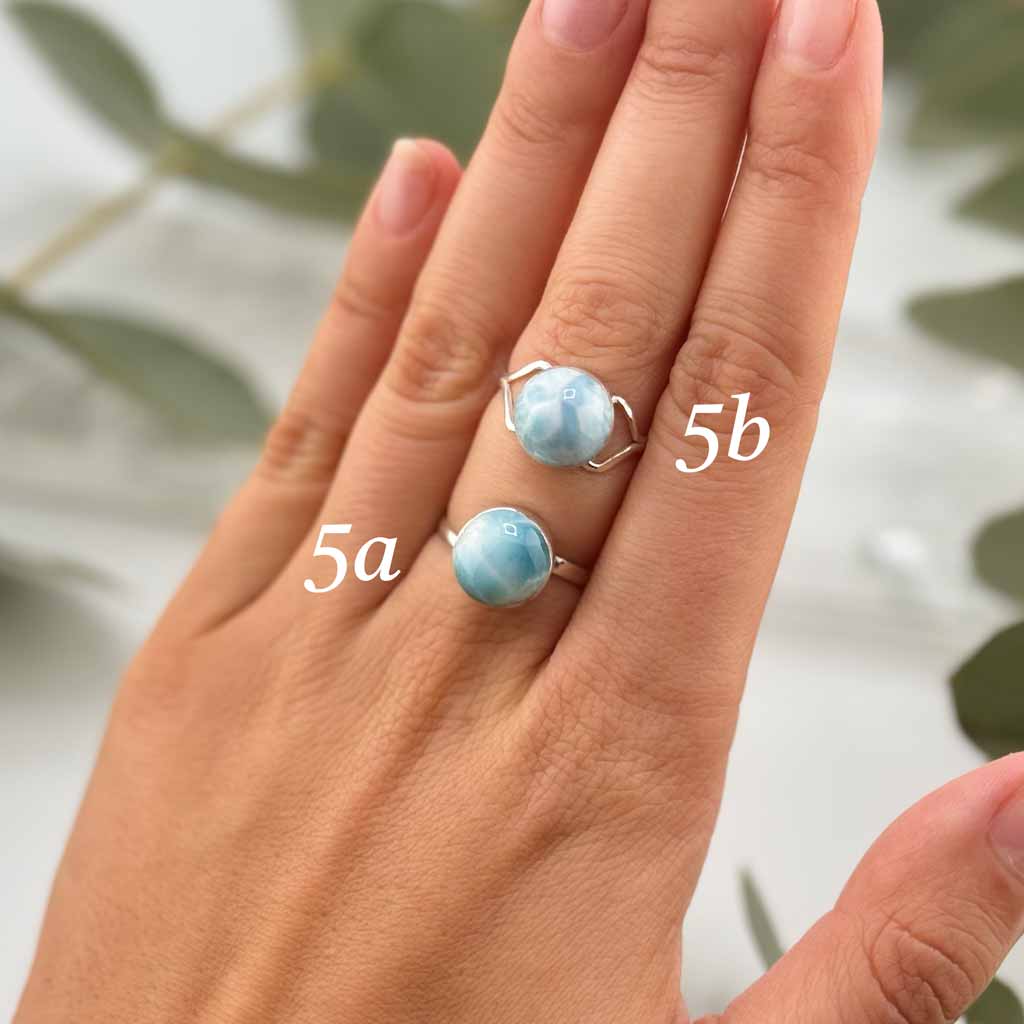 Larimar Ringe beste Qualität
