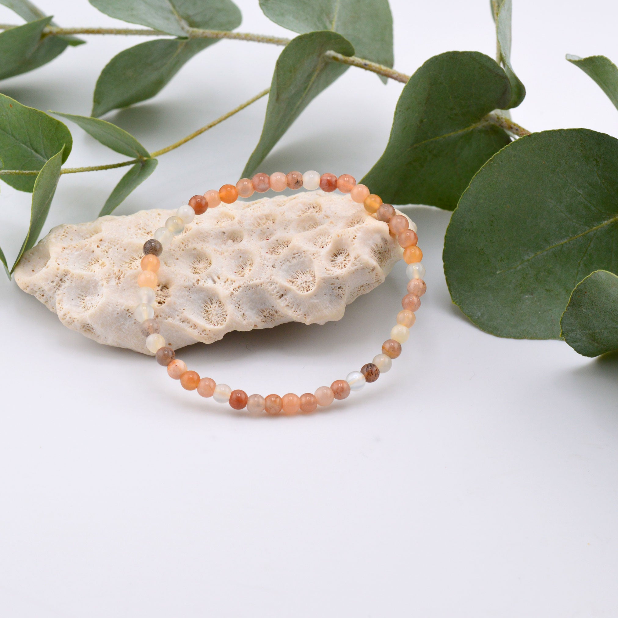 Buntes Mondstein Armband rtw