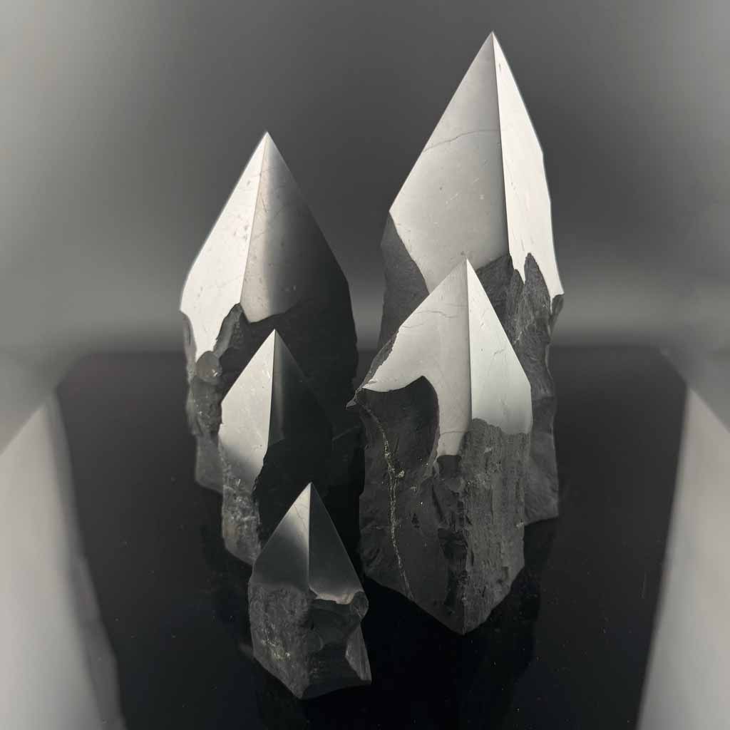 Shungit Spitze natur