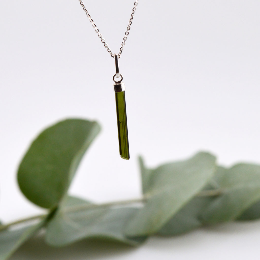 Grüner Turmalin Anhänger