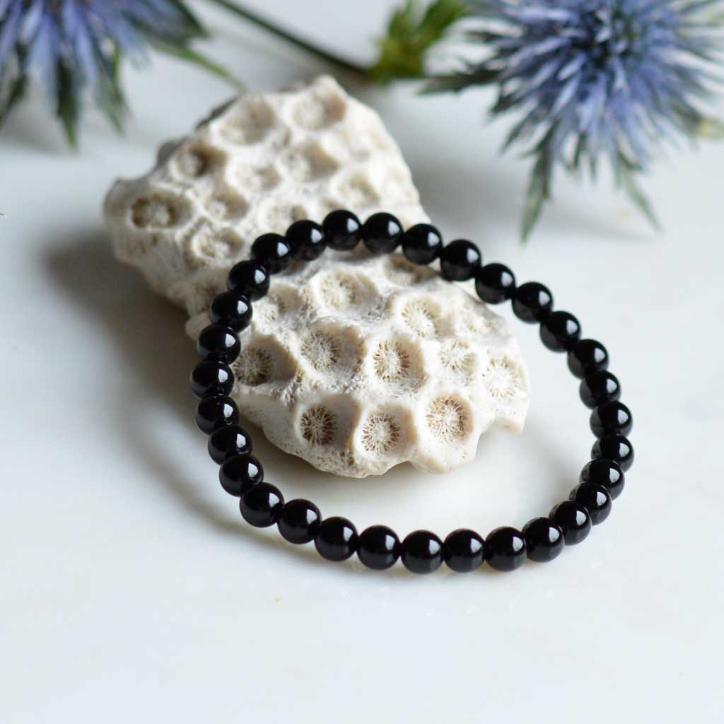 Schwarzer Turmalin Armband rtw