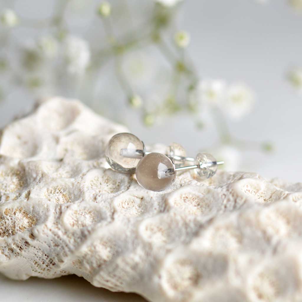 Bergkristall Ohrstecker