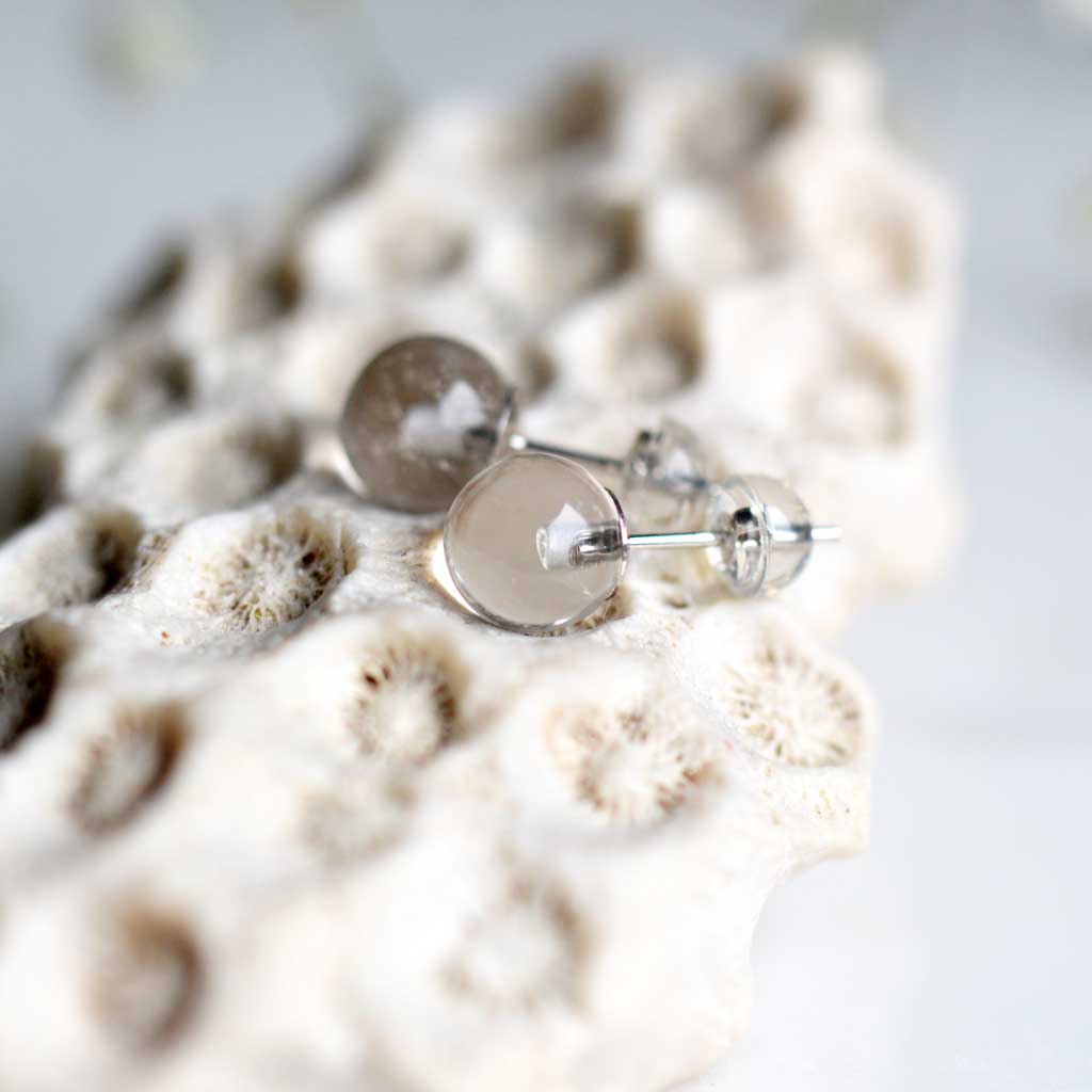 Bergkristall Ohrstecker