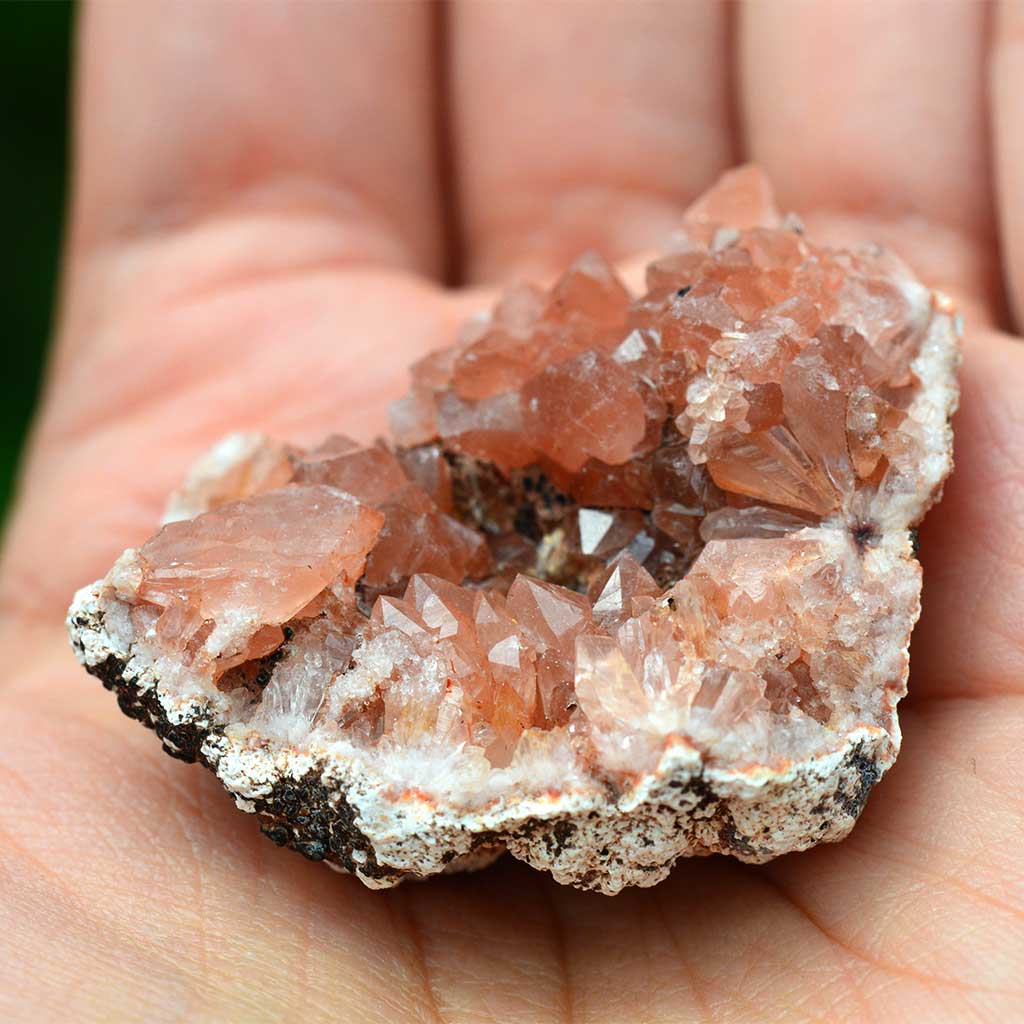 3A Pink Amethyst Roh Geode