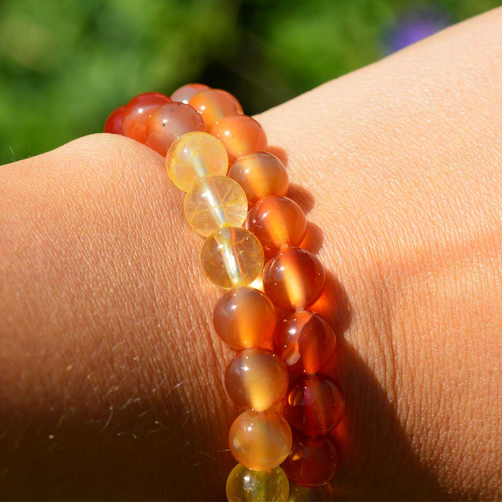 Lucky me Carneol Citrin Armband