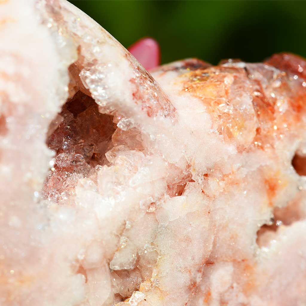 Pink Amethyst Herz