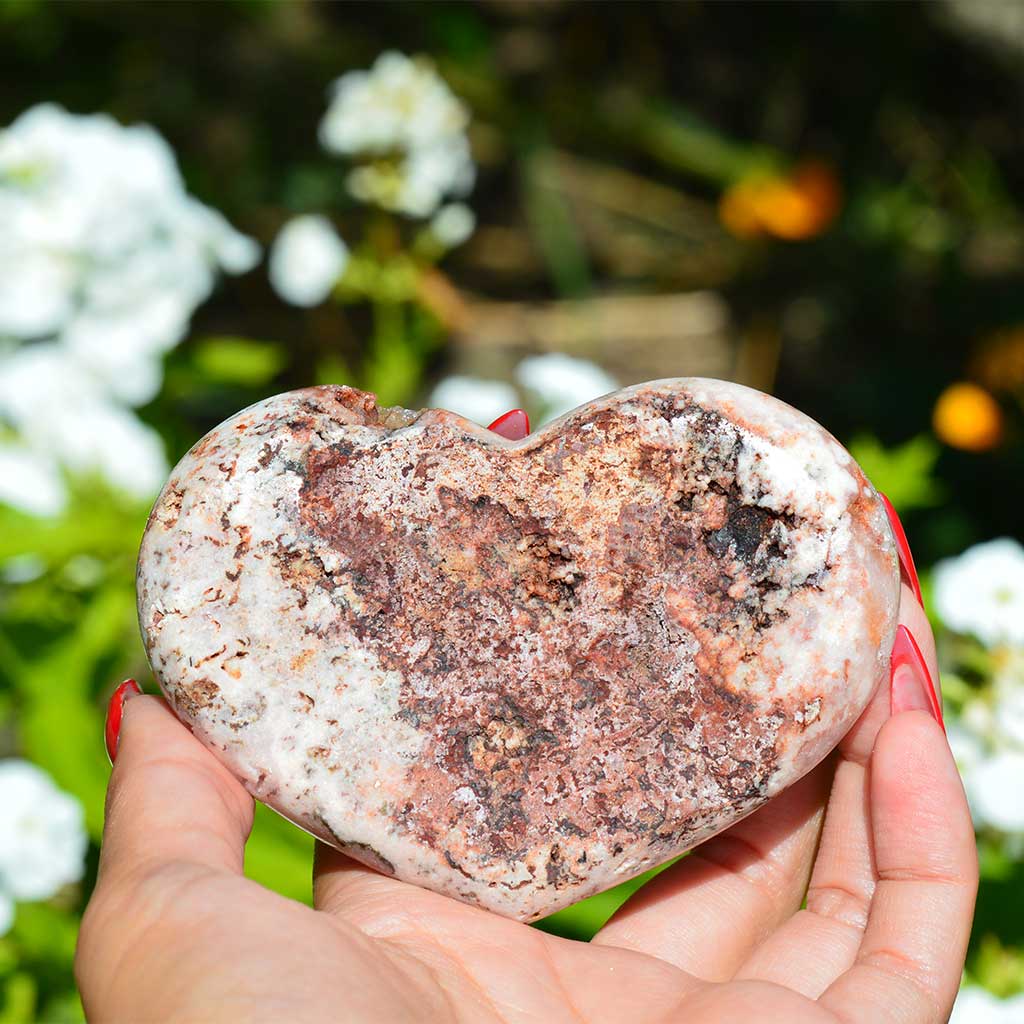 Pink Amethyst Herz